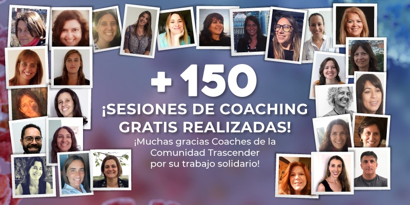 La Comunidad Trascender realizó 150 sesiones de coaching gratis